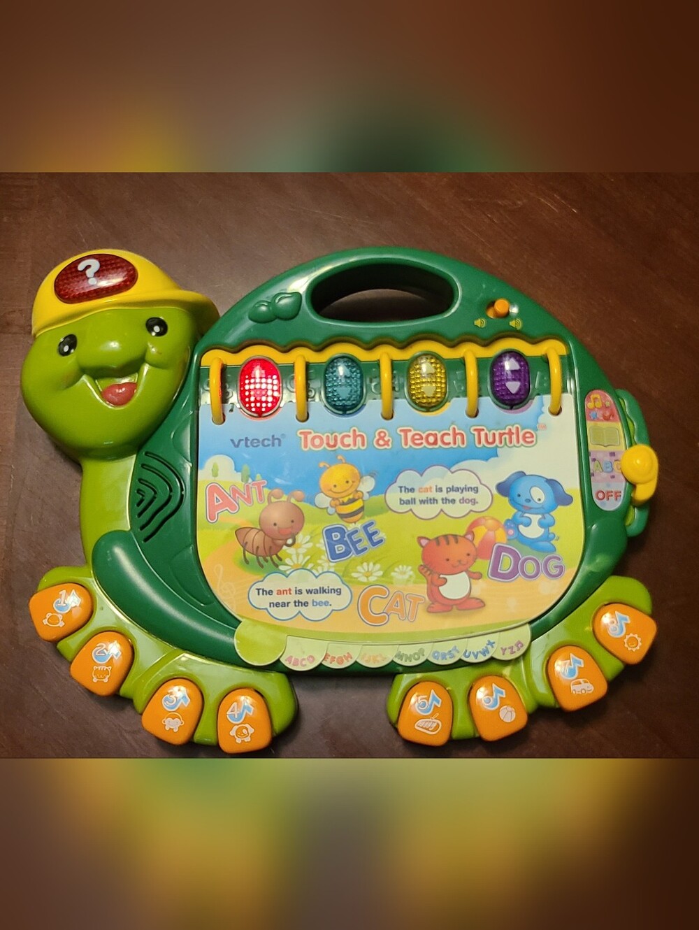 VTech Touch and Teach Turtle Education Read Learning Developmental Baby MusicToy